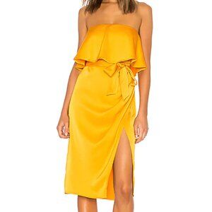 Lovers & Friends Violet Midi Dress Marigold -- Revolve